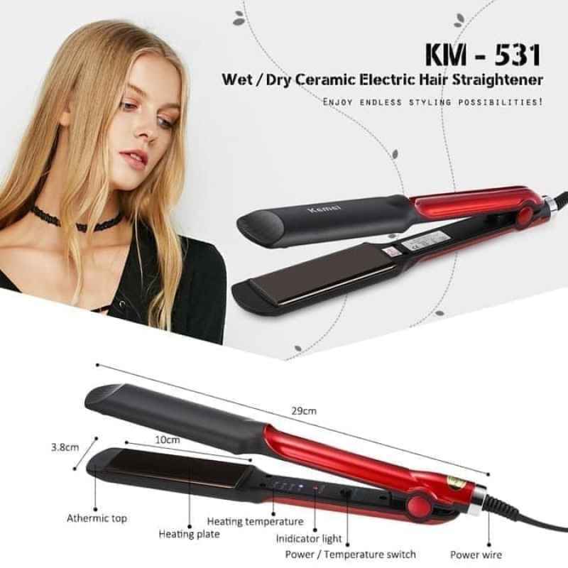 Jual Kemei Km531 Ionic Catokan Rambut Lurus Online November 2020 Blibli Com