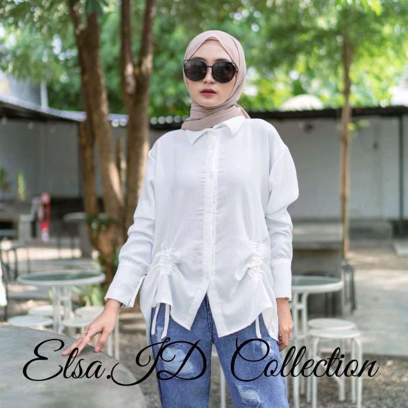 Blouse casual wanita sale