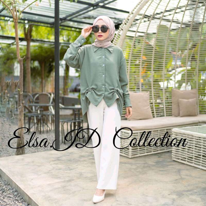 Blouse casual wanita on sale