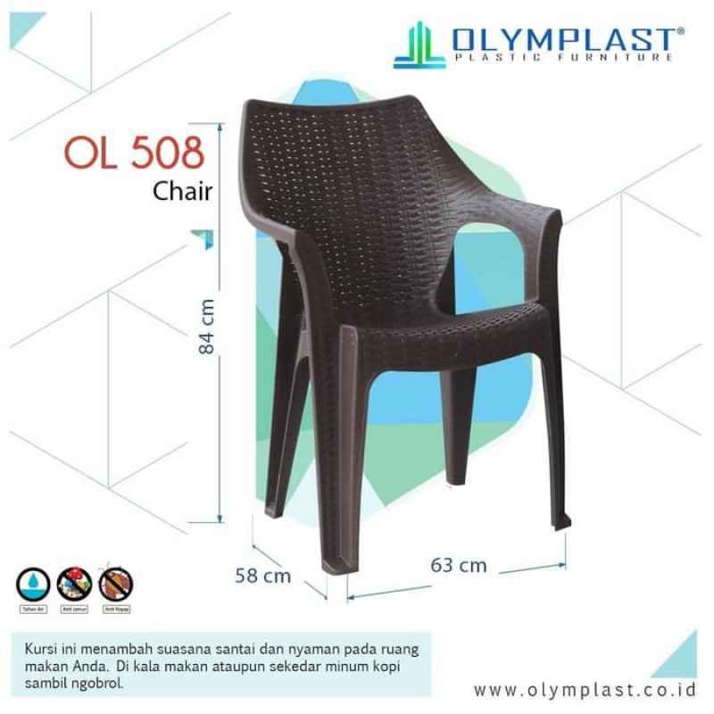 Jual Kursi Sender Santai Makan Cafe Plastik Olymplast Ol 508 Online September 2020 Blibli Com
