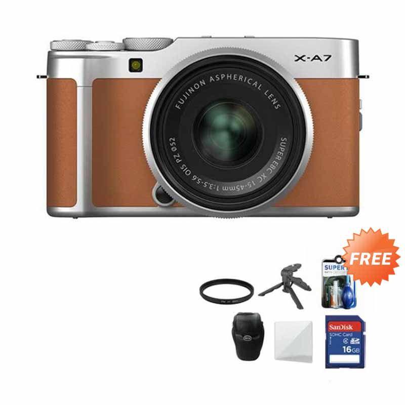 Promo Fujifilm X-A7 Kit XC 15-45mm Kamera Mirrorless + Free SDHC 16GB +  Cleaning Kit + Screenguard + Tas Universal + Filter + Mini Tripod di Seller  Clever Tech - Kota Jakarta Selatan, DKI Jakarta | Blibli