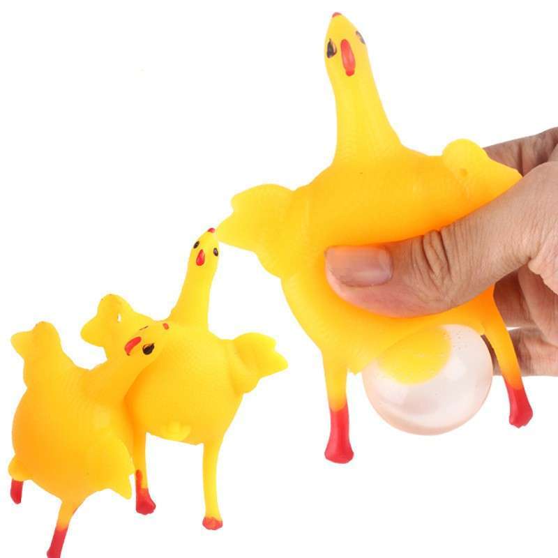 Jual Squishy Ayam Bertelur Chicken Splat Toy Anti Stress Online Desember 2020 Blibli