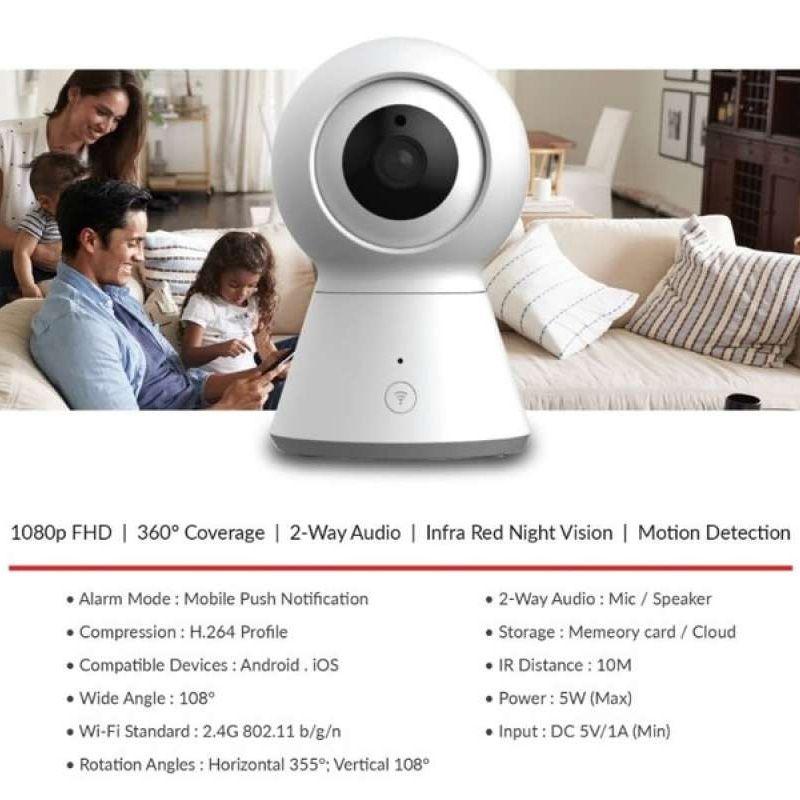 Jual Xiaomi Yi Lite K2 Full Hd Night Vision Cctv Wifi Ip Camera 1080p Online September 2020 Blibli Com