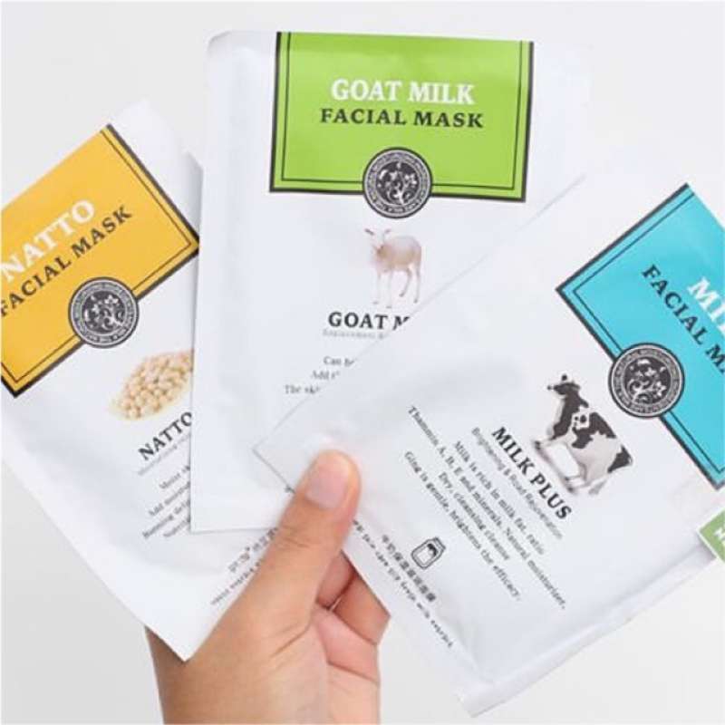 Jual Masker Rorec Goat Milk Natto Facial Masker Susu Kambing Sapi Online Desember 2020 Blibli