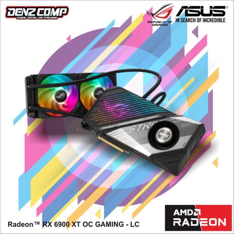 ASUS ROG STRIX RX 6900 XT OC GAMING 16GB GDDR6 ROG-STRIX-LC-RX6900XT