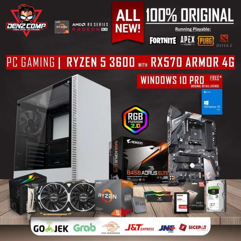 Ryzen 5 3600 rx 570 fortnite sales