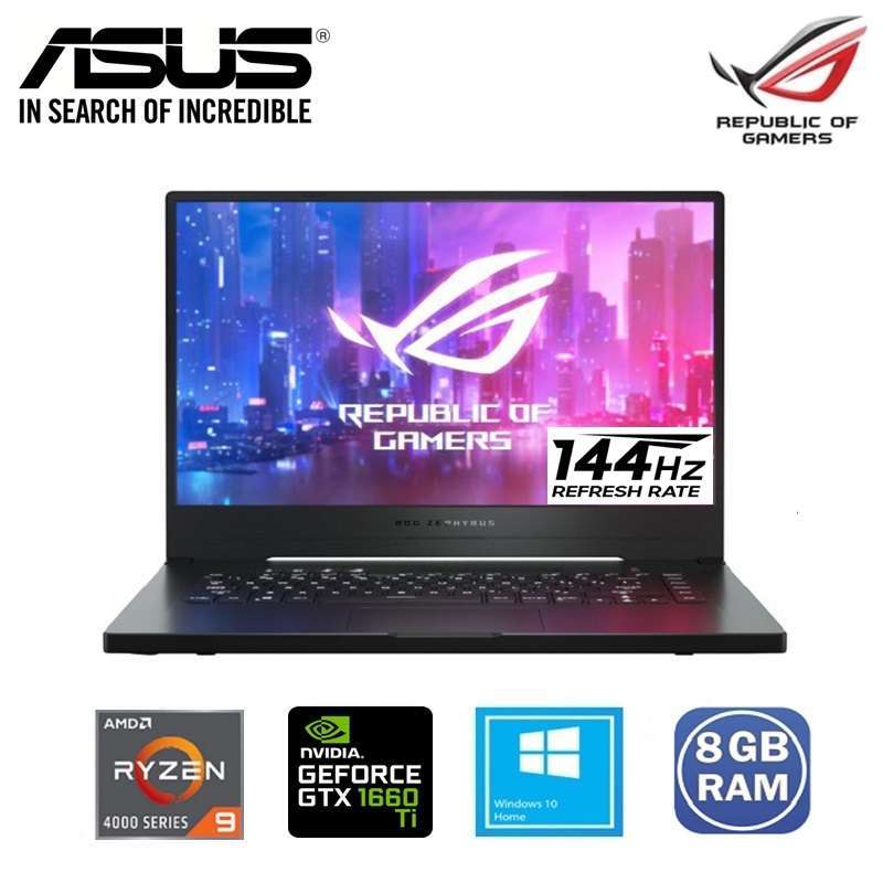 Jual Asus Rog Zephyrus G15 Ga502iu R966b8t Gaming Laptop Amd Ryzen 9 4900hs 8gb Ddr4 1 Tb M 2 Nvme Nvidia Geforce Gtx1660ti 6gb Windows 10 Fhd 144hz Online Desember 2020 Blibli