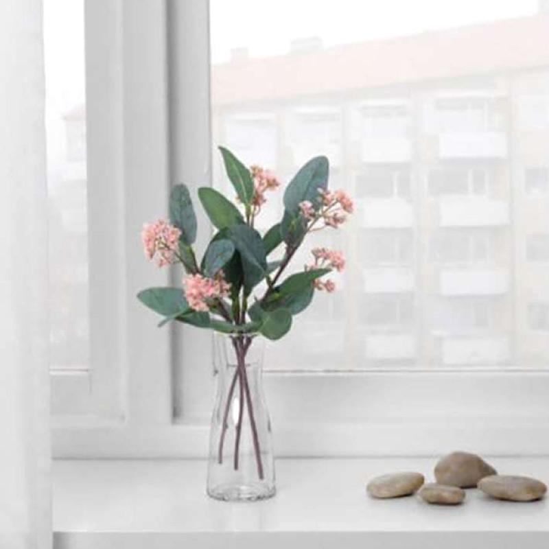 Jual Ikea Smycka Eucalyptus Bunga Artifisial Merah Muda 30 Cm Online September 2020 Blibli Com