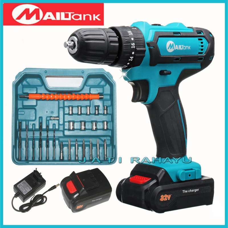 Jual MAILTank SH 190 Cordless Drill Alat Bor Baterai 32 V di