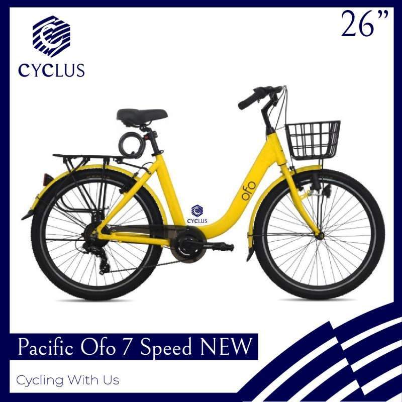 Promo Sepeda City Bike CTB Pacific OFO Pro 7 Speed Sepeda