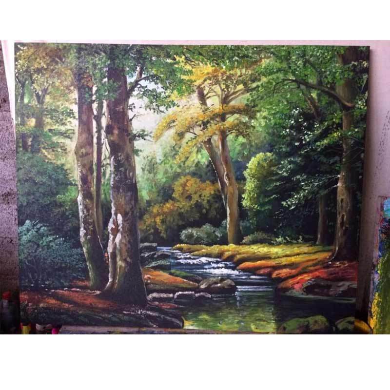 Jual Jendela Ubud Lukisan Kanvas Binatang Dan Pemandangan 100 X 120 Cm Rd Merah Terbaru Juni 2021 Blibli