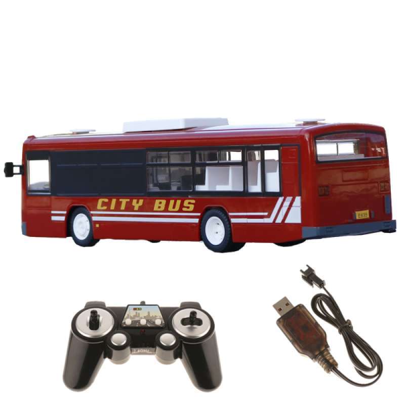Jual 1 12 Remote Control Bus Diecast Bus Toy With Opening Door Kids Toy Gift Red Online Desember 2020 Blibli