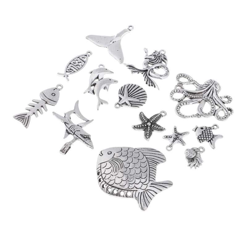 Zinc Alloy Plated Charms Pendants 
