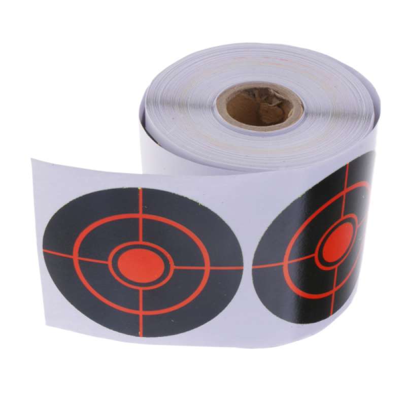 250pcs/roll Shooting Target Reactive Splatter Dia.7.5cm Self-adhesive Target 