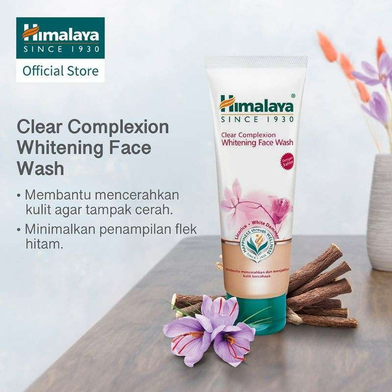 Himalaya clear complexion discount whitening face wash
