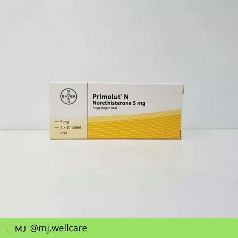 primolut n 5 mg 30 tablet