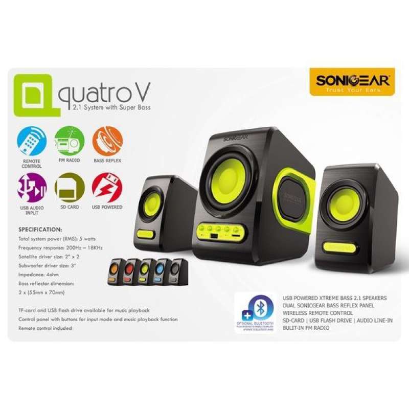 Promo SPEAKER SONIC GEAR QUATRO V di 