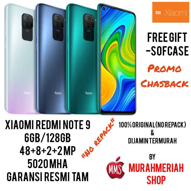 Jual Xiaomi Redmi Note 9 Smartphone 6gb 128gb Garansi Resmi Tam Online Oktober 2020 Blibli Com