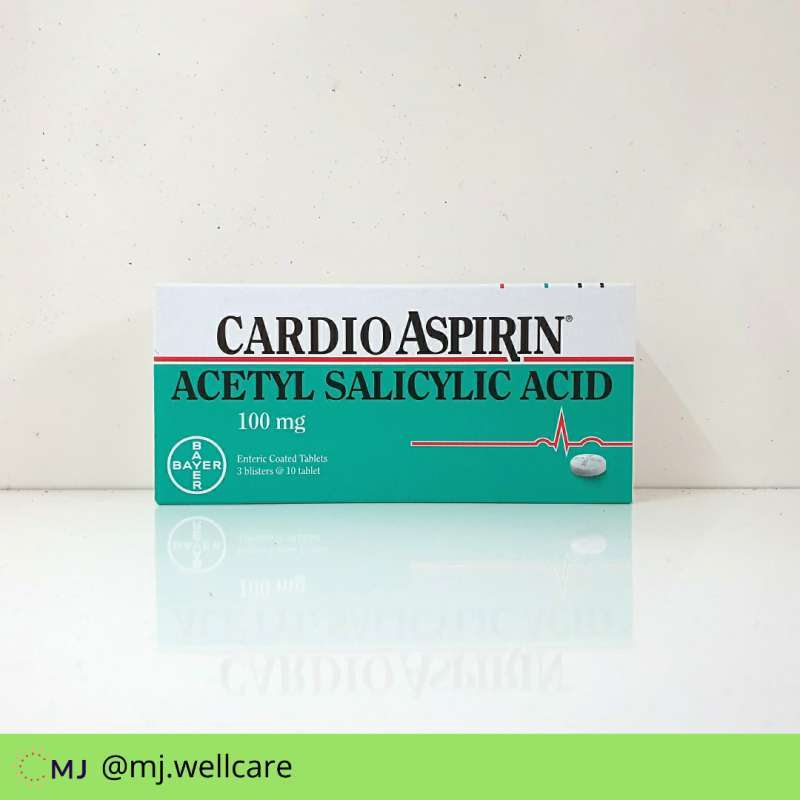 cardio aspirin 100 mg 30 tablet
