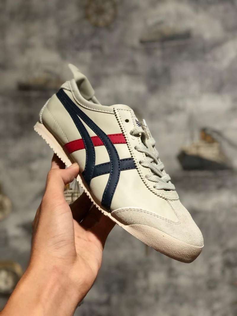 onitsuka tiger cream navy