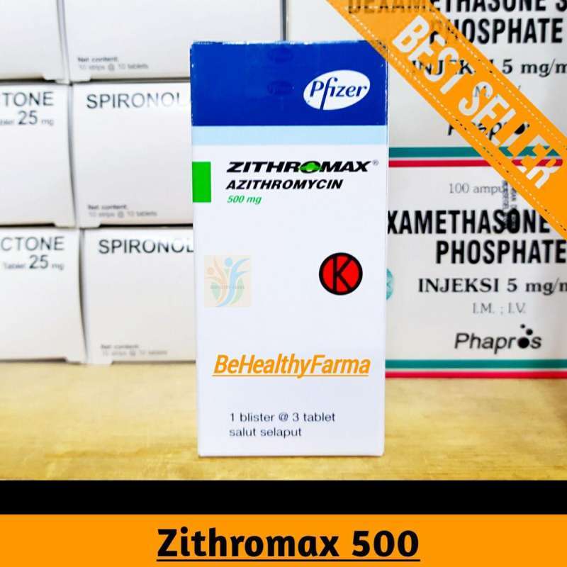Jual Zithromax 500 Mg Azithromycin 500 Online Oktober 2020 Blibli Com