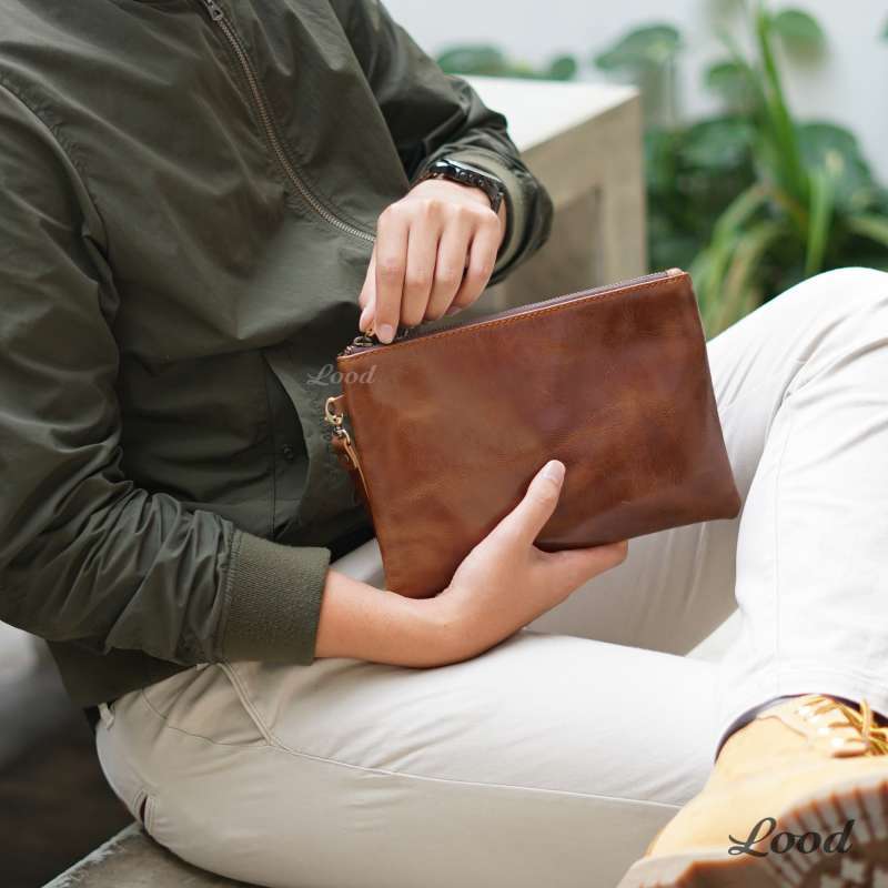 Jual Lood Pouch Pria Kulit Heather Bag Pouch Pria di Seller Lood