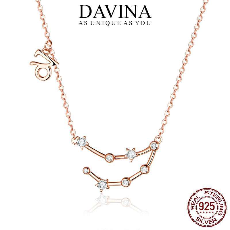 Promo Kalung Perak Capricorn DAVINA 