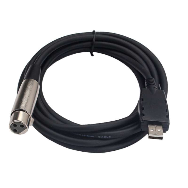 Jual 3M Usb Microphone Cable To 3 Pin Cord Adapter With Audio Signal Boost  Di Seller Homyl - China | Blibli