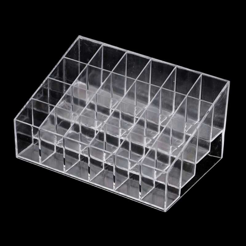 Jual Clear 24 Lipstick Holder Display Stand Cosmetic Organizer Makeup Box Storage Online November 2020 Blibli Com