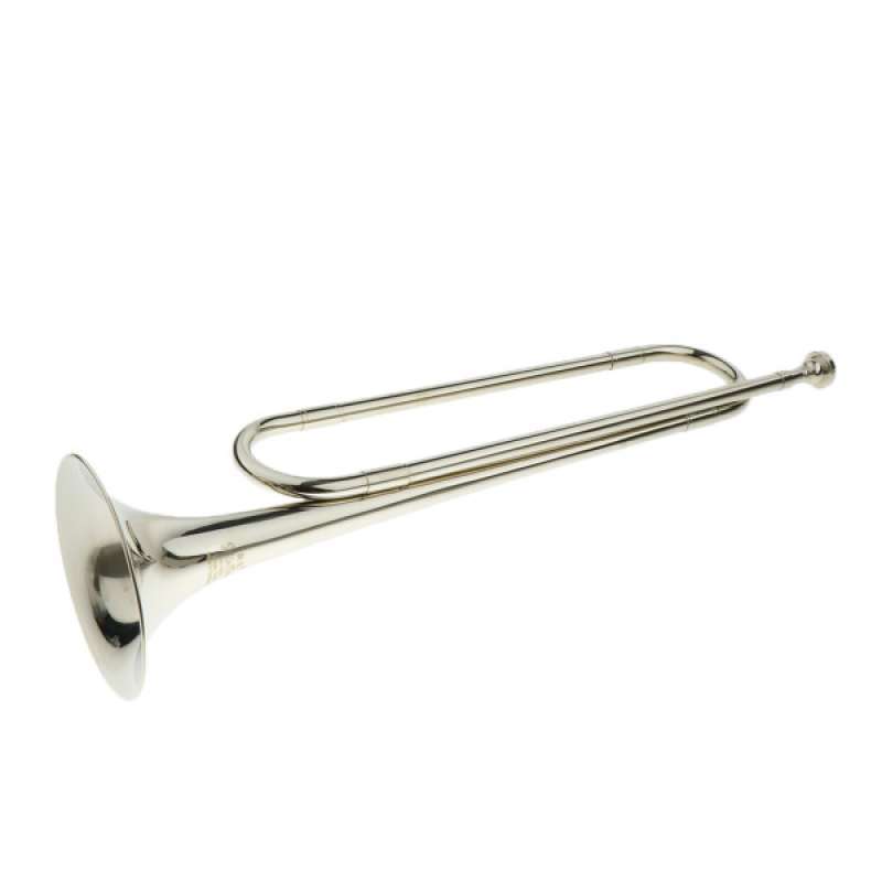 Jual Retro Army Military Cavalry Trumpet Bugle Horn Silver Color Brass Instrument Online September 2020 Blibli Com