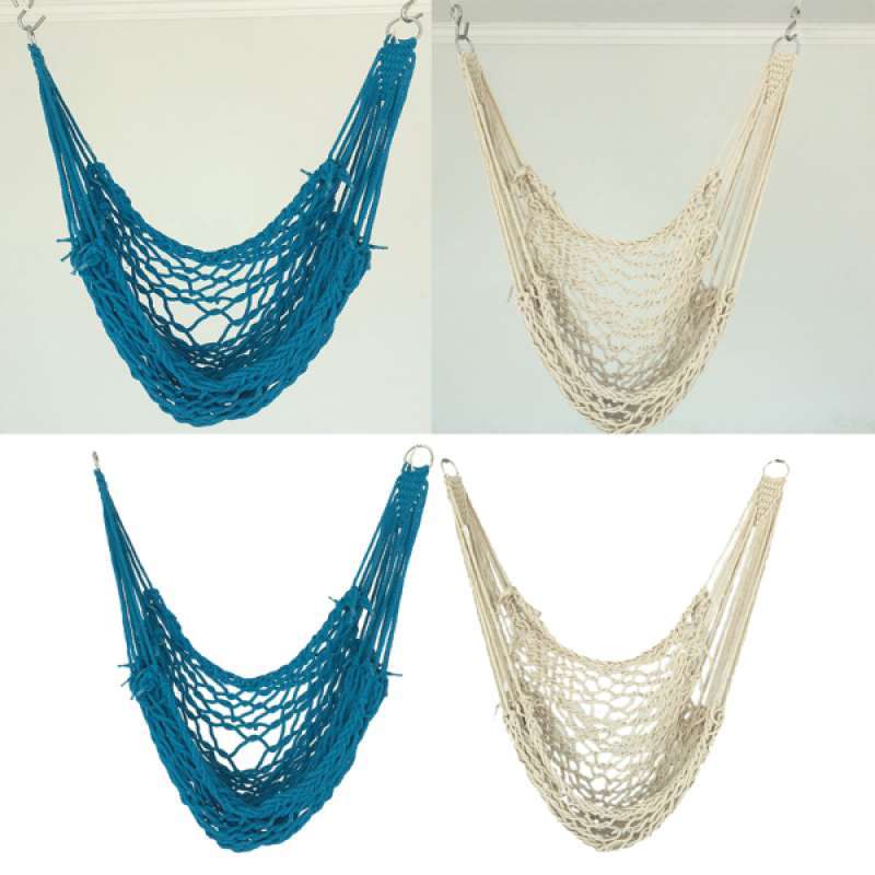 Jual 2pcs Mesh Net Swing Seat Hammock Chair Rope Outdoor Garden Safe Easy To Use Online November 2020 Blibli