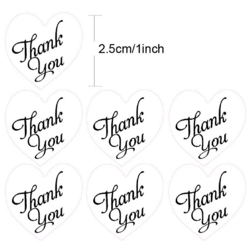 Promo 500x Roll Round Adhesive Sticker Package Envelope Label ...