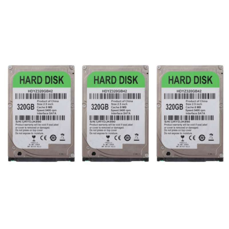 Jual 3 Pieces Internal Hard Disk Sata 320gb 2 5 Inch 8mb Cache For Laptop New Online November 2020 Blibli