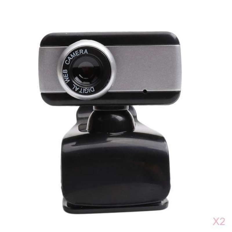 Jual 2pcs Web Camera 0 3mp Clip Style Usb Webcam For Pc Laptop Desktop Computer Online November 2020 Blibli