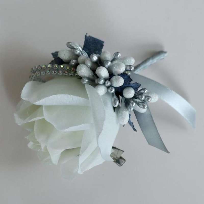 Jual Oem 2 Set Colorful Bride Groom Bridesmaid Corsages Brooch Fabric Rose Flower Pin Online Februari 2021 Blibli