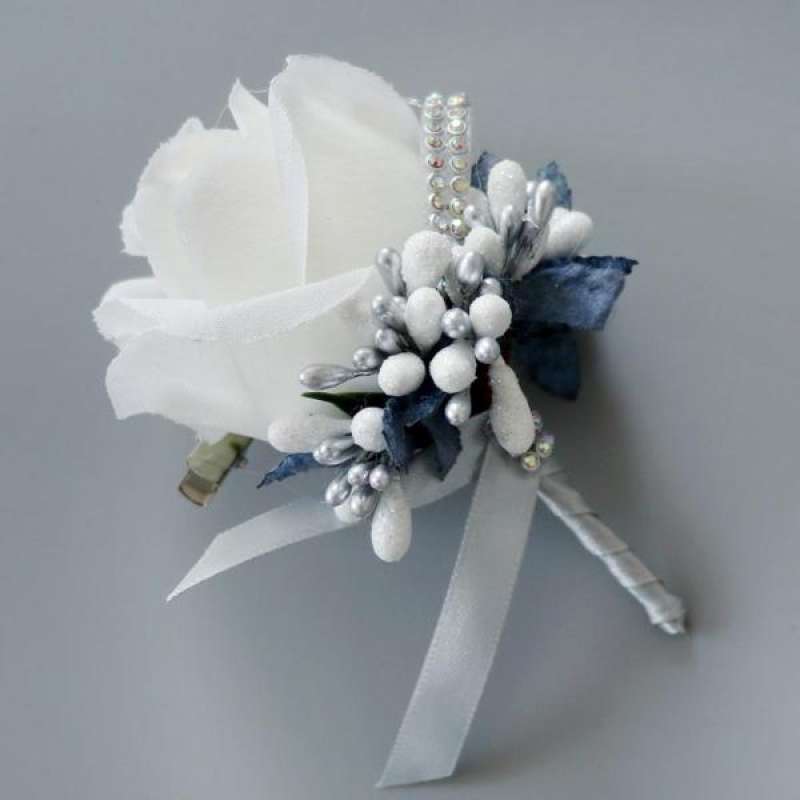 Jual Oem 2 Set Colorful Bride Groom Bridesmaid Corsages Brooch Fabric Rose Flower Pin Online Februari 2021 Blibli
