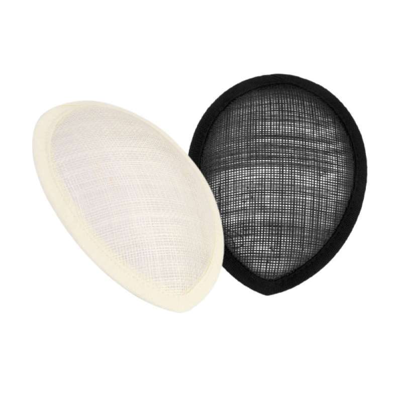 Sinamay Hat Base 13x10cm 