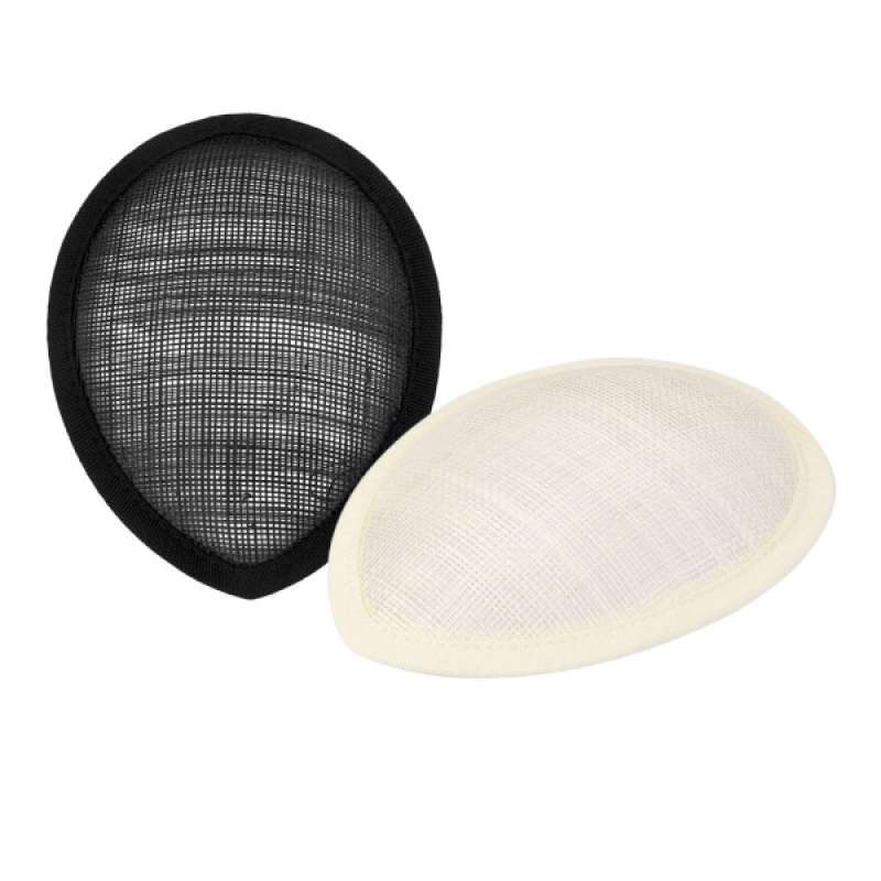Sinamay Hat Base 13x10cm 