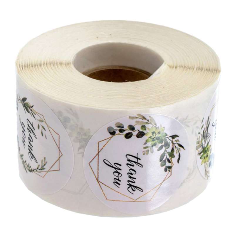500 Bulk Thank You Craft Packaging Seals DIY Sealing Sticker Label Round Tag