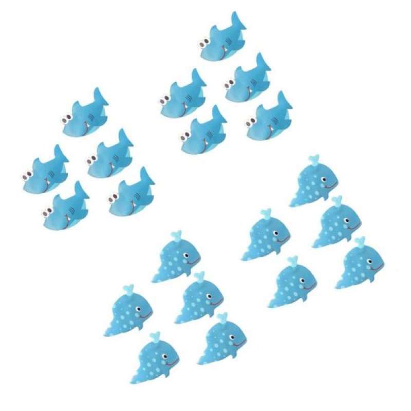 Jual 20pcs Non Slip Bath Tub Stickers Bathroom Mat Shower Room Floor Grip Shark Online November 2020 Blibli Com