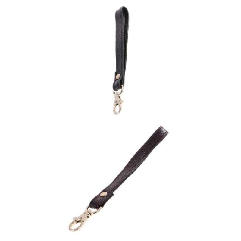 bag strap black leather