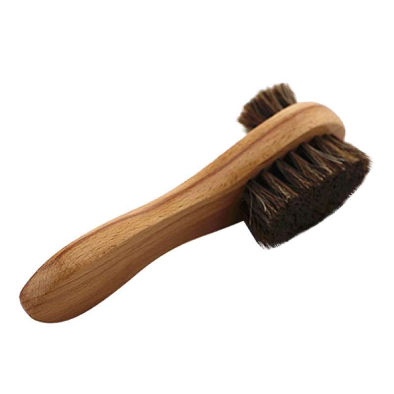 large horsehair shoe polishing brush