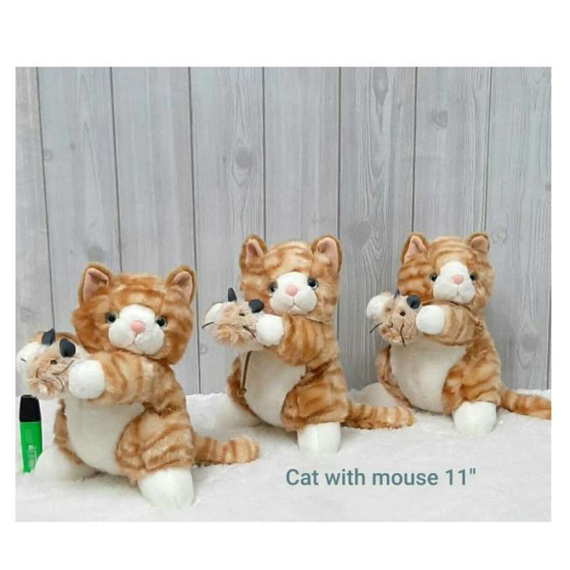 Jual Boneka Cat Mouse 26cm Boneka Animal Boneka Lucu Boneka Kucing Online Oktober 2020 Blibli Com