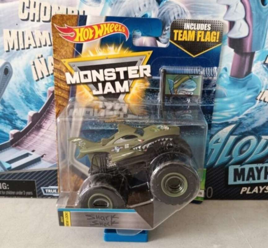 Hot wheels monster jam shark shock discount