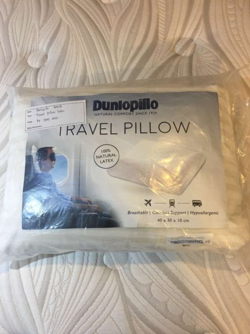 Dunlopillo travel pillow top