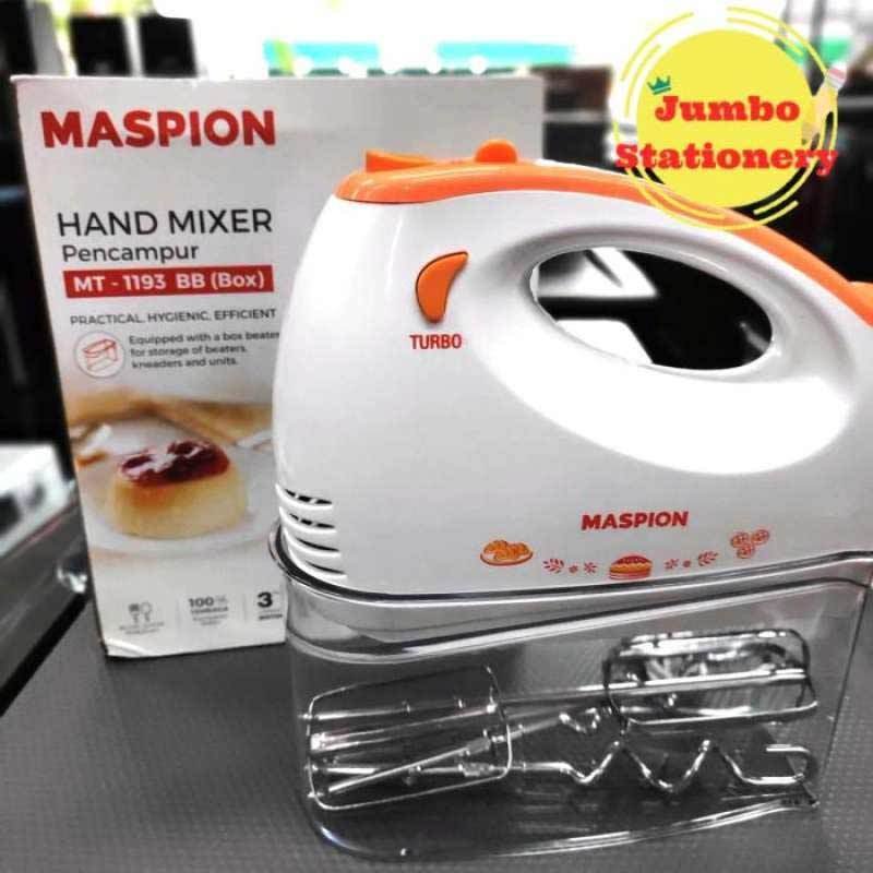 Maspion MT 1193 BB Hand Mixer with Box