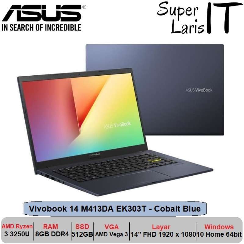 Jual Laptop Asus Vivobook 14 Ryzen 3 3250u 8gb 512gb Vega3 14 W10 Online Desember 2020 Blibli