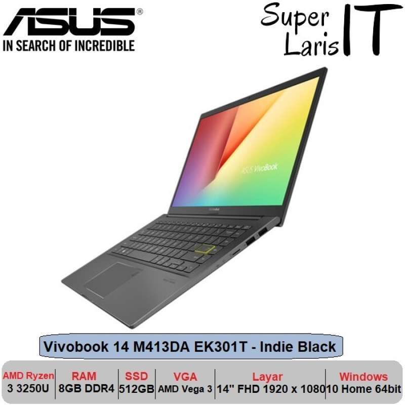 Jual Laptop Asus Vivobook 14 Ryzen 3 3250u 8gb 512gb Vega3 14 W10 Online Oktober 2020 Blibli Com