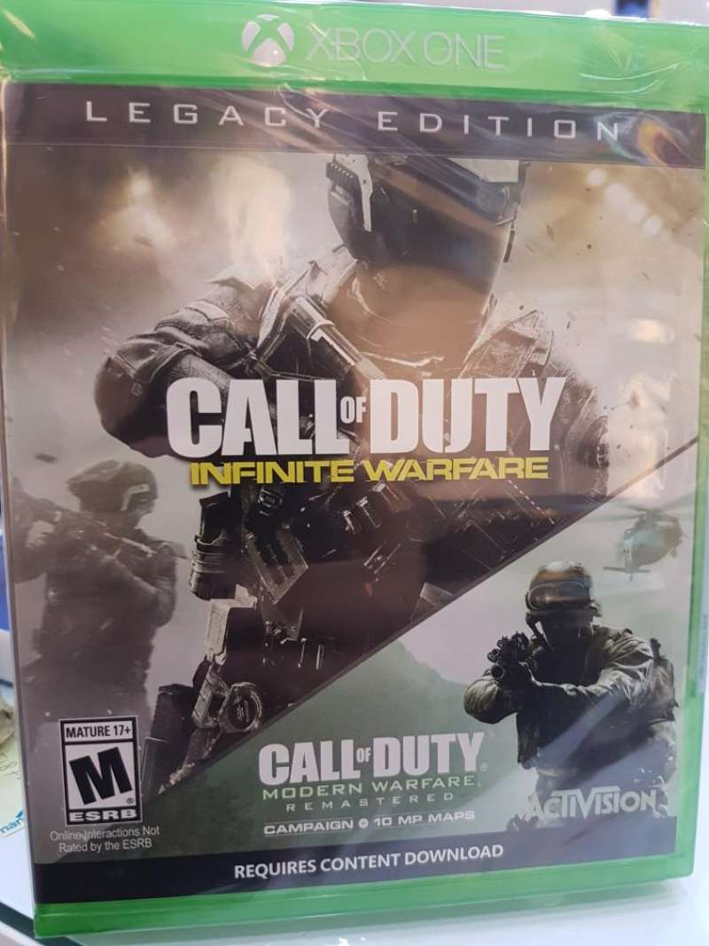 Xb1 call of duty infinite warfare legacy ed reg1