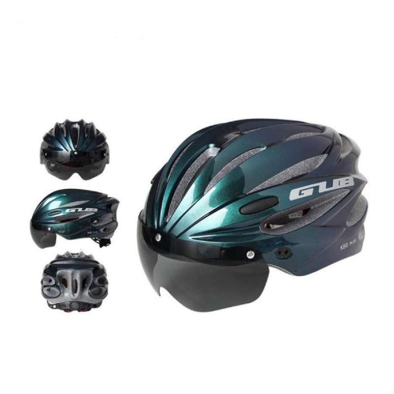 bike helmet with magnetic visor
